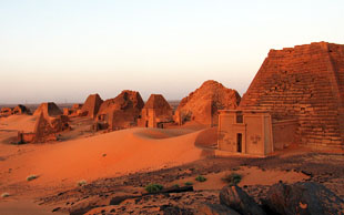 Die Pyramiden von Meroe, Sudan