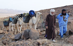 Aufstieg auf den Djebel Bani, Marokko