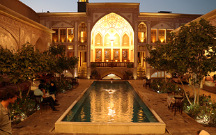 Zum Hotel umgebautes Herrschaftshaus in Kashan