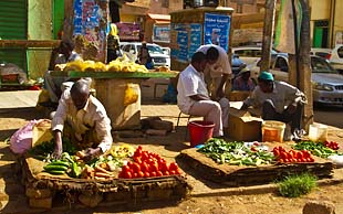 Gemüsemarkt, Khartunm, Sudan