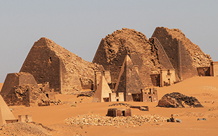 Die Pyramiden von Meroe, Sudan